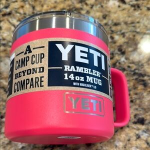 Yeti 14oz mug pink